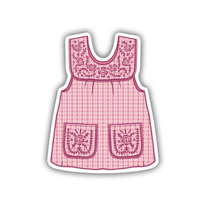 Abuelas Pink Mandil Vinyl Sticker