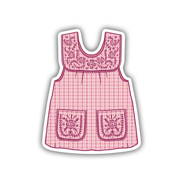 Abuelas Pink Mandil Vinyl Sticker