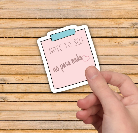 Note to self sticker