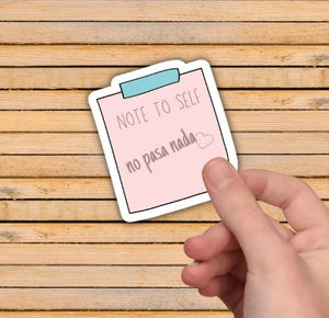 Note to self sticker